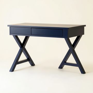Heath Brook Writing Desk - Navy (synthetic illustration; no displayed measurements)