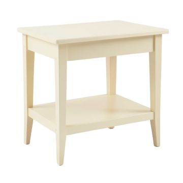 Oak Dale Side Table - Cream