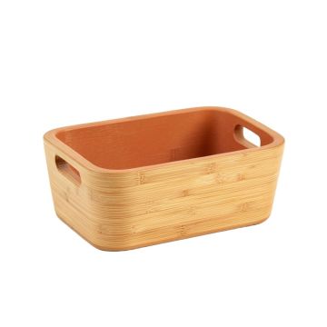 Stone Bridge Empty Storage Basket - Terracotta