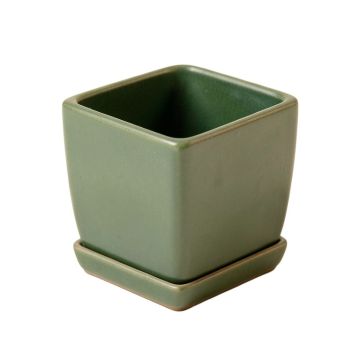 Holly Bluff Empty Planter - Green