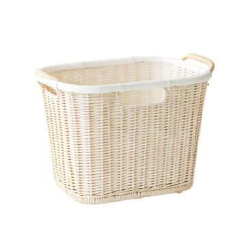 Brook Bridge Laundry Hamper - White