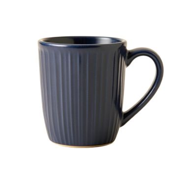 Holly Bridge Ceramic Mug - Navy