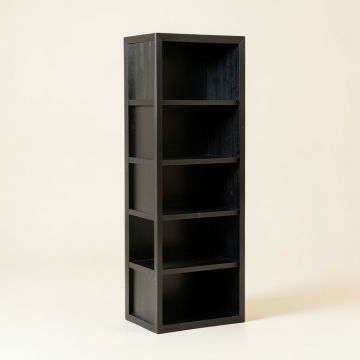 Summit Crossing Narrow Cubby Tower - Black (synthetic illustration; no displayed measurements)