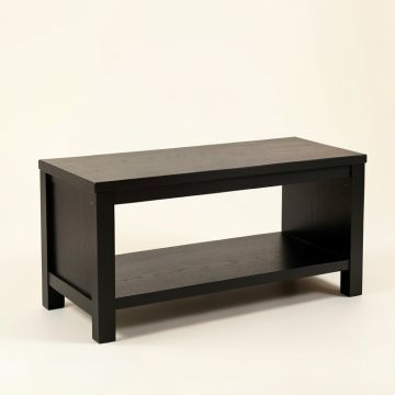Dawn Bluff Indoor Bench - Black (synthetic illustration; no displayed measurements)