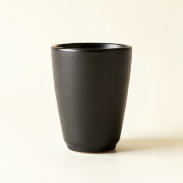 Linden Crest Ceramic Mug - Black (synthetic illustration; no displayed measurements)