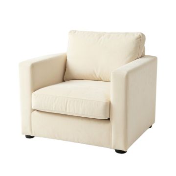 Harbor Bend Upholstered Armchair - Cream
