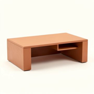 River Crossing Desktop Monitor Riser - Terracotta (synthetic illustration; no displayed measurements)