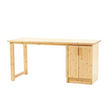 Sage Bend Empty Workshop Workbench - Ivory