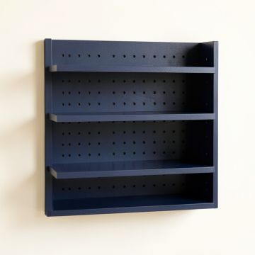 Clay Arc Empty Wall-Mounted Tool Organizer Panel (synthetic illustration; no displayed measurements)
