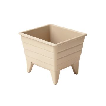Hill Crest Empty Raised Planter - Beige
