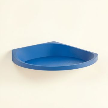 Cedar Bend Wall-Mounted Cat Perch - Blue (synthetic illustration; no displayed measurements)