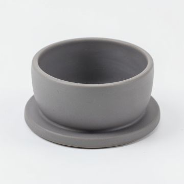 Maple Bend Empty Candle Holder - Gray (synthetic illustration; no displayed measurements)