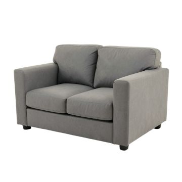 Gerlinde 57.5 '' Faux Leather Rolled Arm Chesterfield Loveseat
