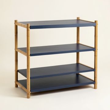 River Brook Empty Seed-Starting Shelving Unit Without Lights - Navy (synthetic illustration; no displayed measurements)