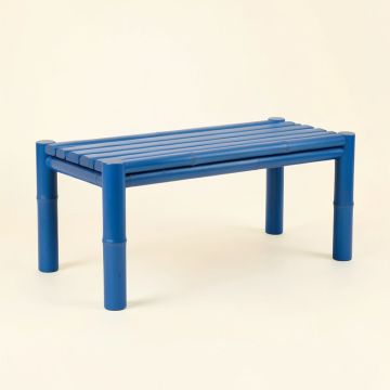Rowan Edge Indoor Bench - Blue (synthetic illustration; no displayed measurements)