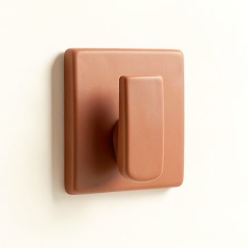 Hazel Crest Wall-Mounted Robe Hook - Terracotta (synthetic illustration; no displayed measurements)
