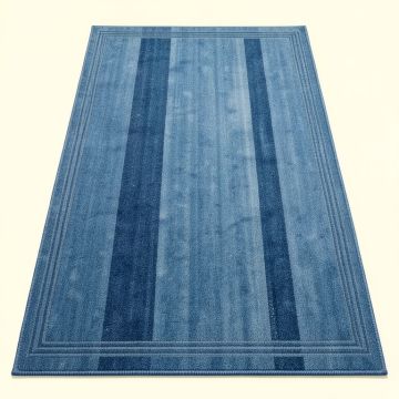 Stone Bridge Rectangular Outdoor Rug - Blue (synthetic illustration; no displayed measurements)