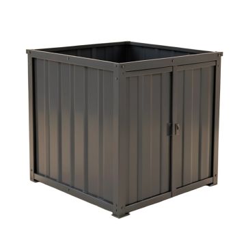 5 Ft. 2 In . W X 3 Ft. 4 In . D Metal Horizontal Garbage Shed