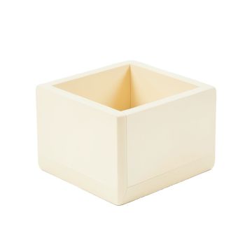 Stone Bridge Empty Raised Planter - Ivory