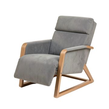 Swivel Rocker Fabric Recliner Chair - Reclining Chair Manual