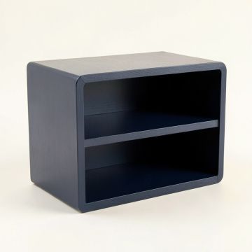 Shore Bend Low Toy Storage Unit - Navy (synthetic illustration; no displayed measurements)