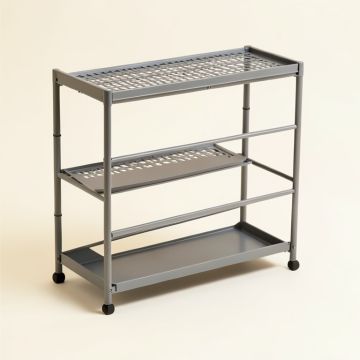 20 Pair Stackable Shoe Rack (synthetic illustration; no displayed measurements)