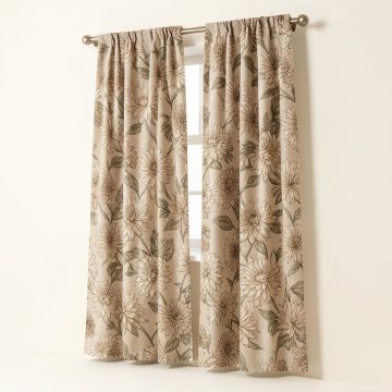 Ambesonne Vintage Curtains (synthetic illustration; no displayed measurements)