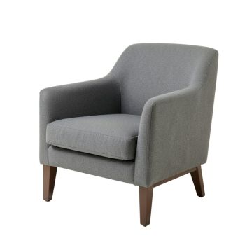 Comolli Upholstered Parsons Chair In Gray