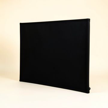 Prismatec Matte Black 123 '' Diagonal Portable Projection Screen (synthetic illustration; no displayed measurements)