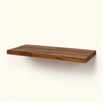 Ambrosia Ornamental Rustic Maple Floating Shelf (synthetic illustration; no displayed measurements)