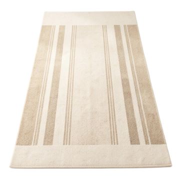 Heath Bend Rectangular Area Rug - Beige