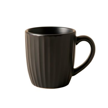 Cove Bluff Ceramic Mug - Black (synthetic illustration; no displayed measurements)