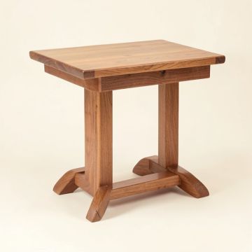 Harrigan Solid Wood End Table (synthetic illustration; no displayed measurements)