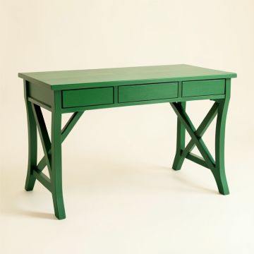 Dune Bend Writing Desk - Green (synthetic illustration; no displayed measurements)