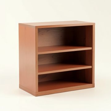 Oak Field Desktop Shelving Unit - Terracotta (synthetic illustration; no displayed measurements)