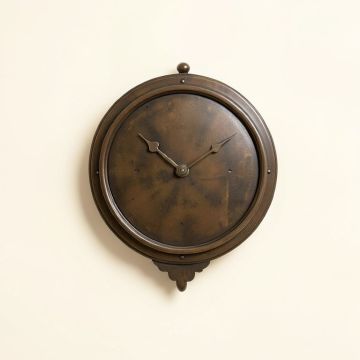 Oversized Easterwood Metal Wall Clock (synthetic illustration; no displayed measurements)