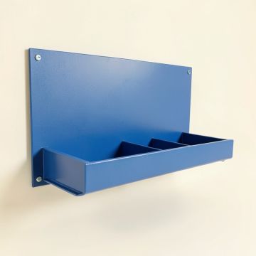Sage Brook Empty Wall-Mounted Tool Organizer Panel - Blue (synthetic illustration; no displayed measurements)