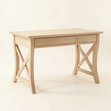 River Crest Writing Desk - Beige (synthetic illustration; no displayed measurements)