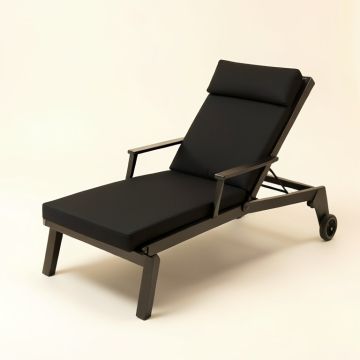Adelinah Outdoor Reclining Chaise Lounge With Cushion (synthetic illustration; no displayed measurements)