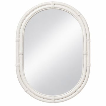 Laurel Bridge Framed Wall Mirror - White