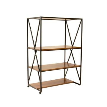 Pipperidge 70.87 '' H X 39.37 '' W Steel Geometric Bookcase