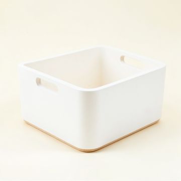 Olive Brook Empty Storage Basket - White (synthetic illustration; no displayed measurements)