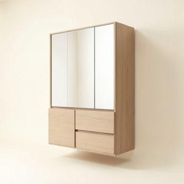 17 '' Wall-Mounted Single Bathroom Vanity (synthetic illustration; no displayed measurements)