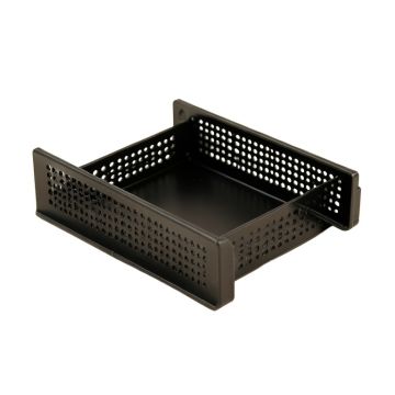 Maple Bridge Empty Under-Desk Cable Tray - Black