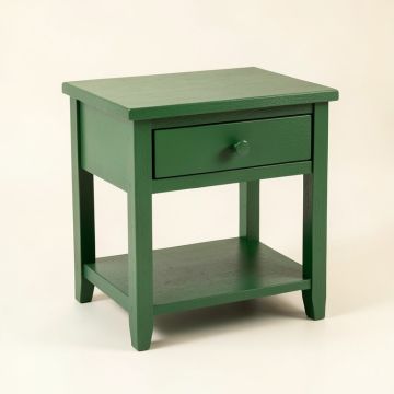 Aspen Field Nightstand - Green (synthetic illustration; no displayed measurements)