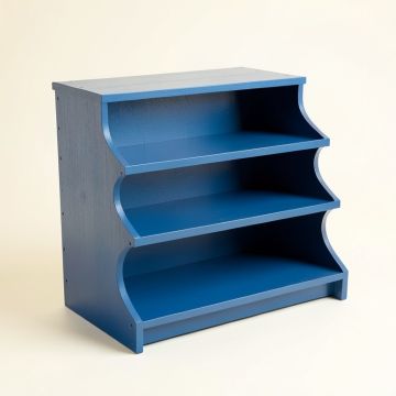 Alder Bridge Desktop Shelving Unit - Blue (synthetic illustration; no displayed measurements)