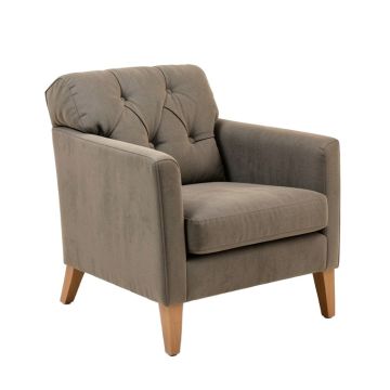 Potterslane 27.25 '' Wide Tufted Polyester Side Chair