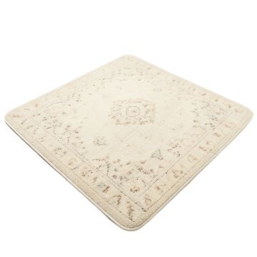 Pittsfield Bohemian Tufted Wool Cream Area Rug