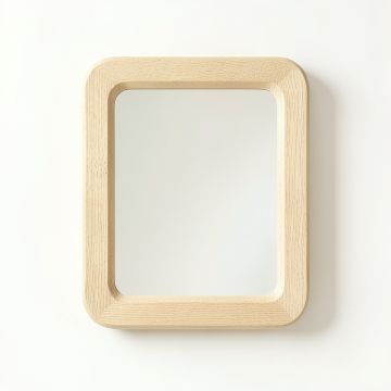 Rowan Arc Framed Wall Mirror - Cream (synthetic illustration; no displayed measurements)
