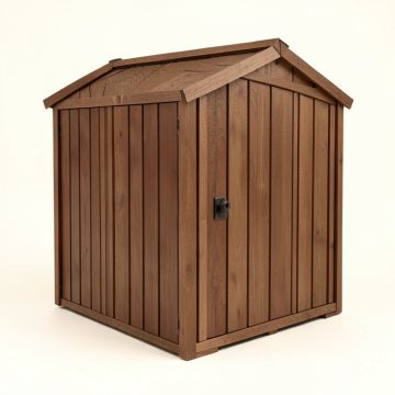 8 Ft. W X 4 Ft. D Solid Wood Lean-To Storage Shed (synthetic illustration; no displayed measurements)